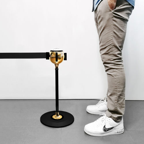 Poteau de guidage à sangle rétractable - &quot;REGINA&quot; TENDIFLEX&reg; SPHERE MINI - Flex