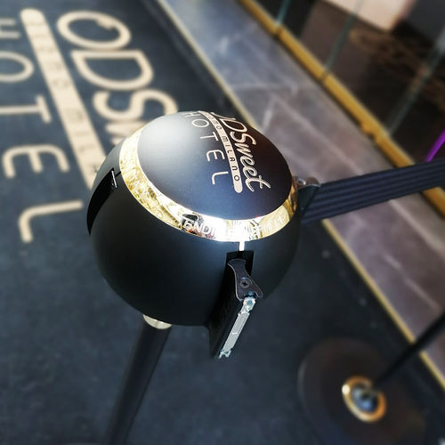 Poteau de guidage à sangle rétractable - "CLAUDIA" TENDIFLEX® SPHERE - Flex