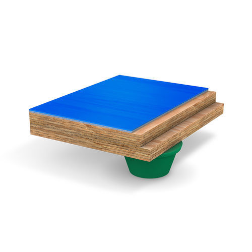 Sol sportif d'intérieur - ELASTIFLEX - MONDO - en caoutchouc / en bois / synthétique