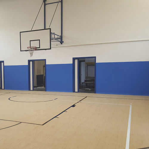 Sol sportif d'intérieur - POWERPLAY™ COMBI - MONDO - en caoutchouc / en bois / en mousse de polyuréthane