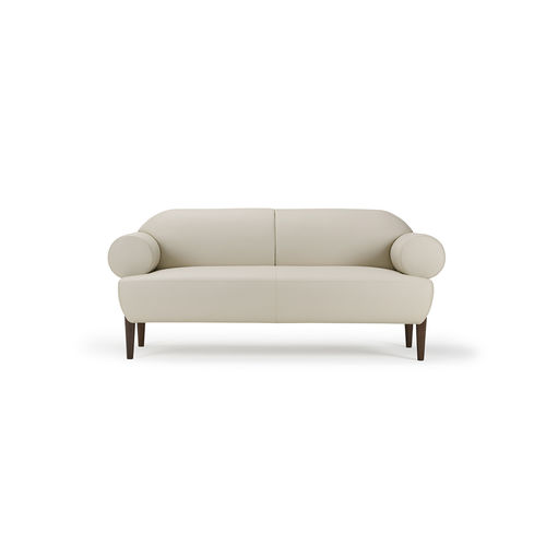 Canapé contemporain - Silhouette  - TURRI - en tissu / en cuir / avec accoudoirs