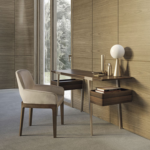 Bureau sur pied - Domus  - TURRI - contemporain / en placage de bois / en MDF