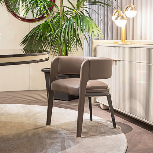 Chaise contemporaine - Eclipse - TURRI - d'intérieur / en tissu / en cuir