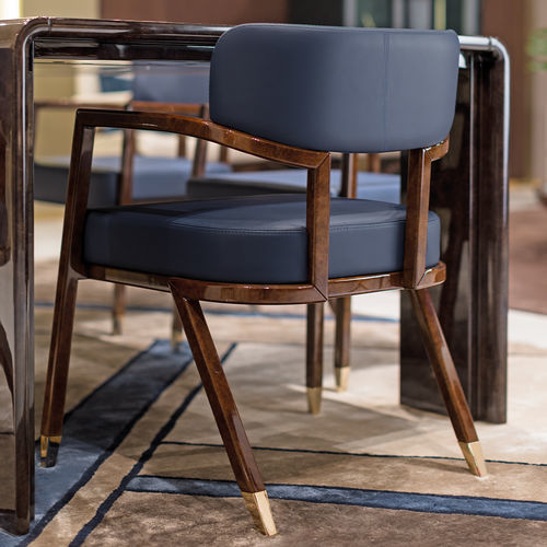 Chaise contemporaine - Madison  - TURRI - d'intérieur / en tissu / en cuir