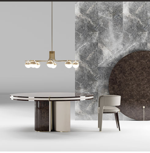Suspension - Eclipse  - TURRI - en bronze / contemporaine / d'intérieur