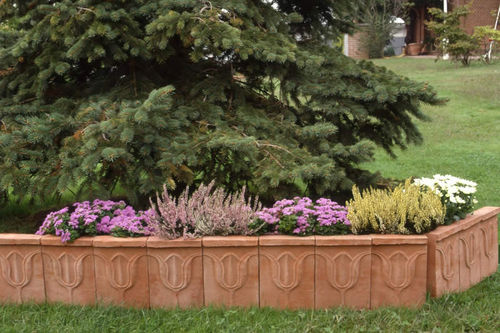 Bordure de jardin - TULIPANO - FORNACE BALLATORE GIUSEPPE - en terracotta / linéaire