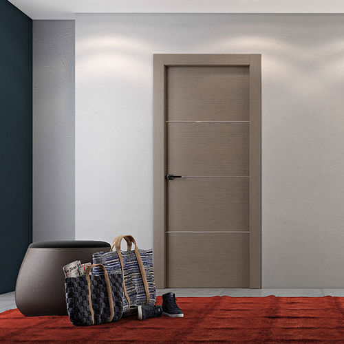 Porte d'intérieur - Marsia Tecnorovere Tortora - PAIL SERRAMENTI - en bois / battante / contemporaine