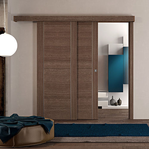 Porte d'intérieur - Infinita Rovere Mocaccino - PAIL SERRAMENTI - en stratifié / télescopique / contemporaine