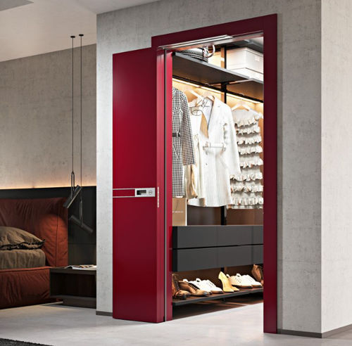 Porte pour dressing - Linea - PAIL SERRAMENTI - d'intérieur / en bois / pliante