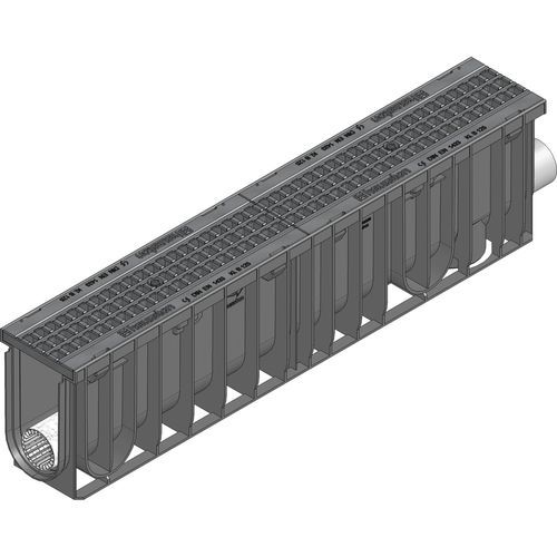Caniveau à grille - SPORTFIX CLEAN - HAURATON - en composite / en polypropylène / grille en fer