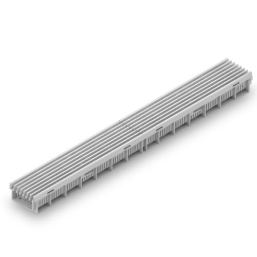 Caniveau à grille - DACHFIX RESIST - HAURATON - en composite / en acier inox / grille en acier