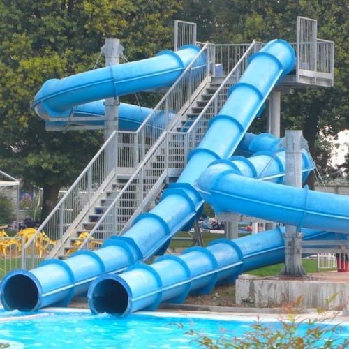 Toboggan tournant IDROTUBO TECNOPISCINE INTERNATIONAL pour parc