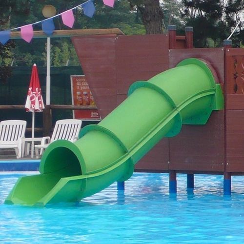 Toboggan droit IDROTUBO BABY TECNOPISCINE INTERNATIONAL pour parc