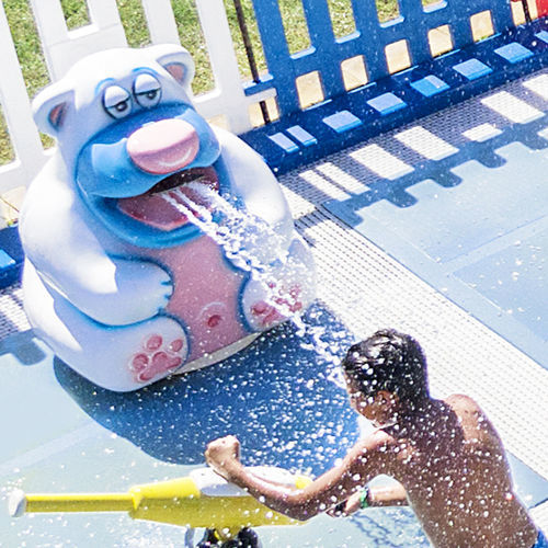 Fontaine de piscine pour piscine hors-sol - POLAR BEAR - TECNOPISCINE INTERNATIONAL