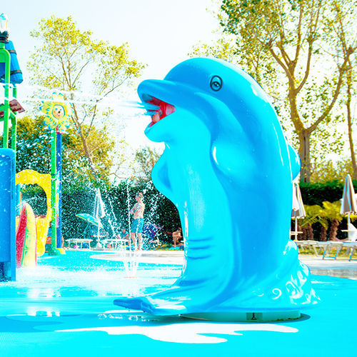 Fontaine de piscine pour piscine hors-sol - DOLPHIN - TECNOPISCINE INTERNATIONAL
