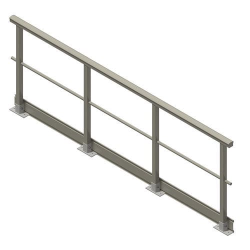 Garde-corps PRV - MEISER - en acier galvanisé / en inox / à barreaudage