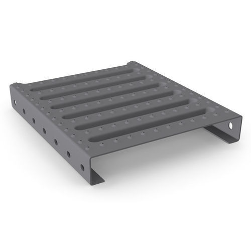 Revêtement de marche en acier - STEPPLUS N - MEISER - d'aluminium / en acier galvanisé à chaud / antidérapant