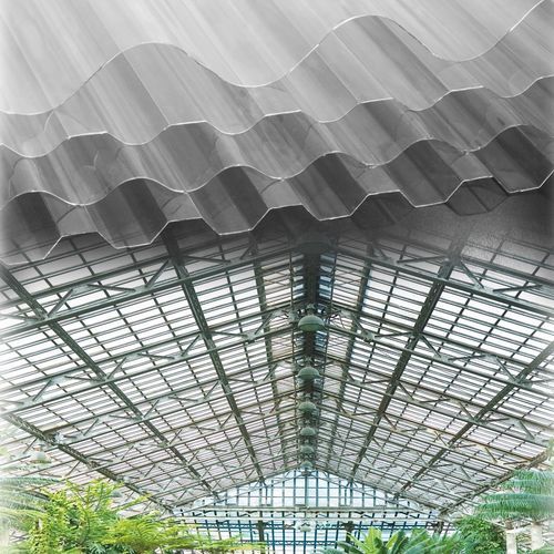 Plaque en polycarbonate ondulé - MACROLUX® ROOFLITE®  - Stabilit Suisse - nervuré / de couverture / pour cloison