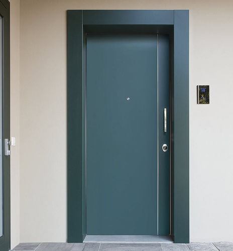 Porte d'entrée - UNO - CIPRIANI SERRAMENTI - en MDF / en acier / en acier galvanisé