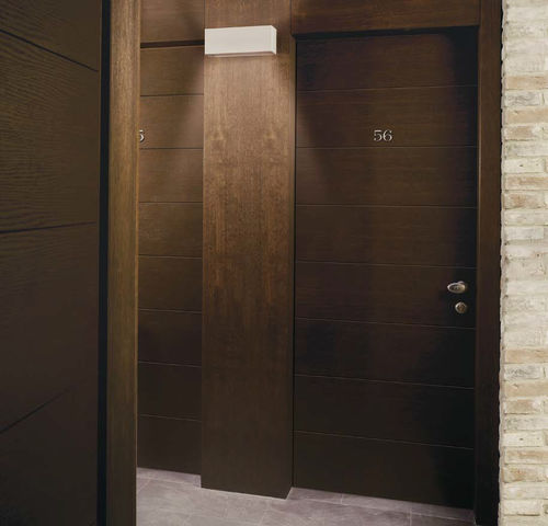 Porte d'intérieur - ORA - CIPRIANI SERRAMENTI - en bois / battante / pleine