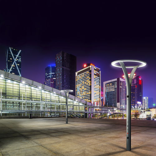 Lampadaire urbain - ARCHY - GROUPE RAGNI - contemporain / en aluminium / en verre