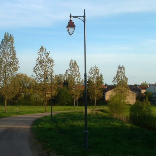Lampadaire urbain - SOPHIA - GROUPE RAGNI - contemporain / en acier inoxydable / en laiton