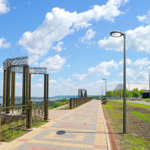Lampadaire urbain - CIRKO FLEX - GROUPE RAGNI - contemporain / en aluminium / à LED
