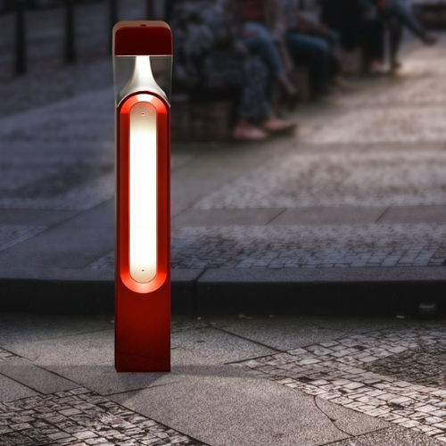 Borne d'éclairage urbaine - AIR - GROUPE RAGNI - contemporaine / en aluminium / en polycarbonate