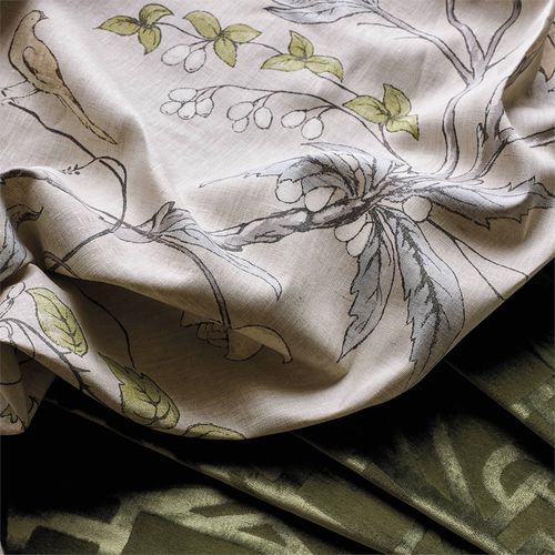 Tissu d'ameublement - CHAMBALON TRAIL   - Zoffany - pour rideaux / pour store enrouleur / à motif nature