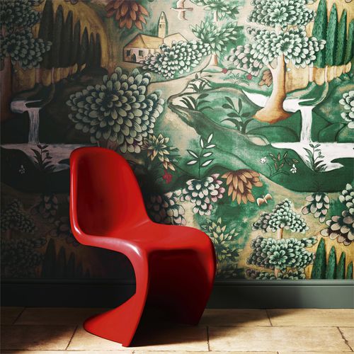 Papier peint classique - VERDURE  - Zoffany - à motif floral / à motif nature / aspect tissu