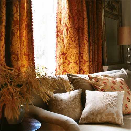 Tissu d'ameublement - BROCATELLO - Zoffany - pour rideaux / pour store enrouleur / damas