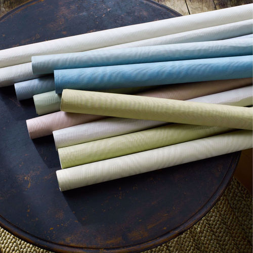 Papier peint contemporain - MOIRÉ WALLCOVERING  - Zoffany - en coton / à rayures / aspect tissu