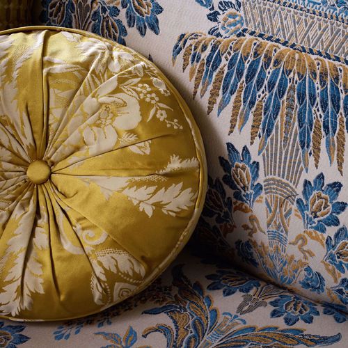 Tissu d'ameublement - LONG GALLERY BROCADE  - Zoffany - pour rideaux / pour store enrouleur / damas