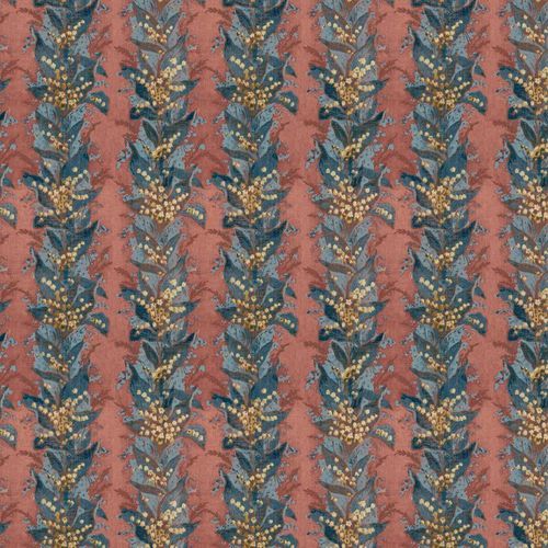 Tissu d'ameublement - LILY STRIPE - Zoffany - à motif floral / en polyester / pour extérieur