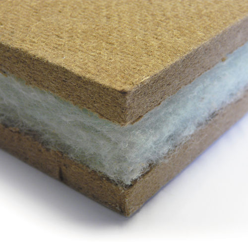 Panneau sandwich acoustique pour façade - SOFT® - ISOSYSTEM - face en fibres de bois / âme en fibres minérales / haute résistance