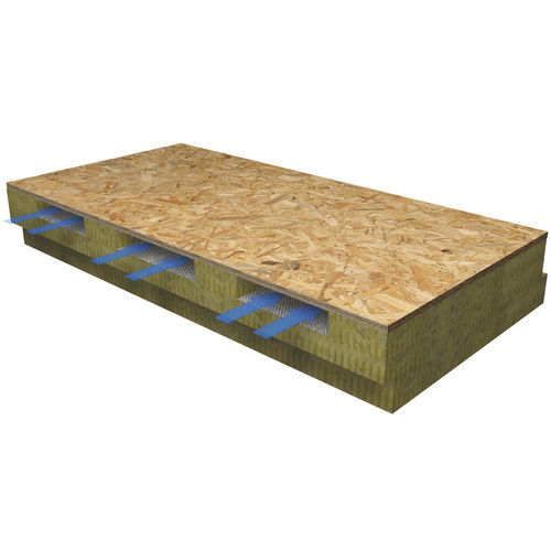 Isolant thermo-acoustique - ISOVENT® - ISOSYSTEM - en laine de roche / en panneaux rigides / pour intérieur