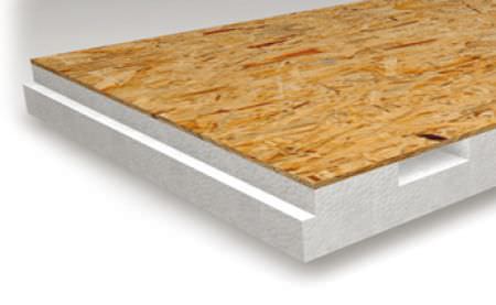 Complexe de doublage âme en polystyrène expansé - ISOVENT® - ISOSYSTEM - 1 face bois / pour couverture