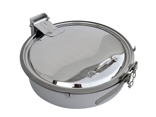 Trappe de visite pour réservoir - BP 4X0 SERIES - OFFICINA MECCANICA LEONI s.r.l. - circulaire / en inox / pour installation domotique