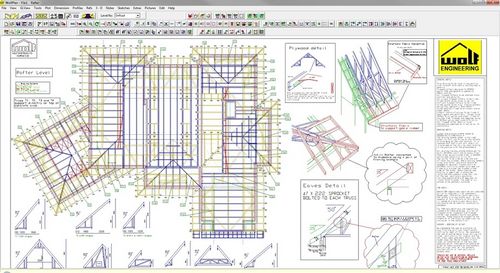Logiciel de dessin - TRUSS LAYOUT - WOLFSYSTEM - DAO / d'architecture / pour structure en acier