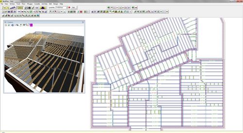 Logiciel de dessin - JOIST LAYOUT - WOLFSYSTEM - DAO / d'architecture / pour escalier
