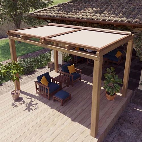 Store enrouleur - MILLENIUM - MV LINE - pour pergola / en tissu / d'extérieur
