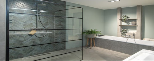Caniveau de douche en acier inoxydable - ACO - durable / à entretien réduit / à nettoyage facile