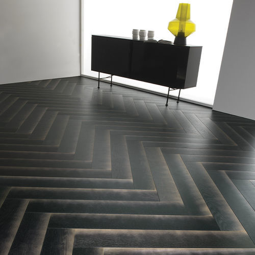 Parquet contrecollé - Black Shadow - BERTI PAVIMENTI LEGNO - en chêne / à batons rompus / flottant