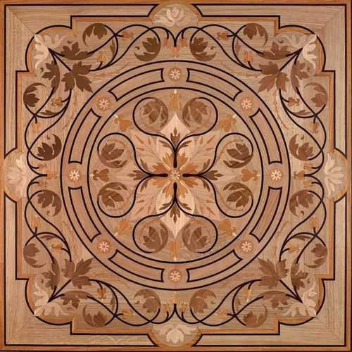 médaillon de parquet en bois massif - BERTI PAVIMENTI LEGNO