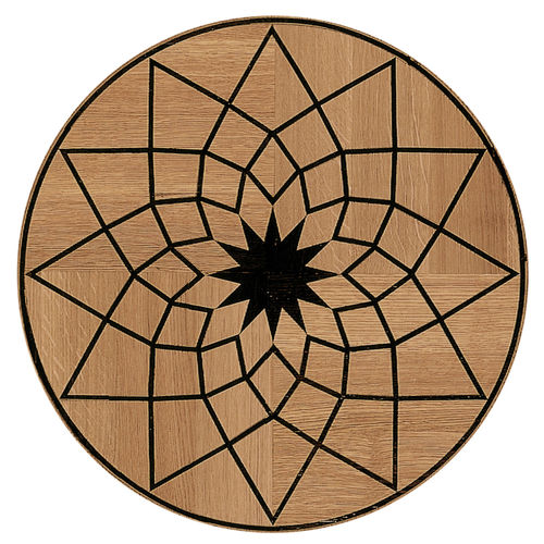Médaillon de parquet en bois massif - Wollemborg - BERTI PAVIMENTI LEGNO