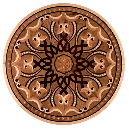 Médaillon de parquet en bois massif - Sigurt - BERTI PAVIMENTI LEGNO