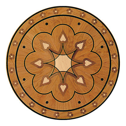 Médaillon de parquet en bois massif - Manfredini - BERTI PAVIMENTI LEGNO