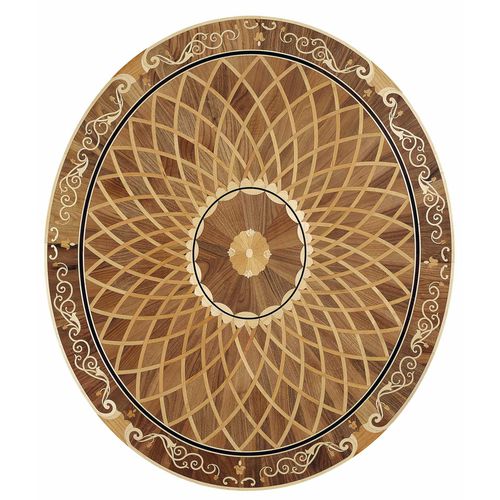 Médaillon de parquet en bois massif - Brusoni - BERTI PAVIMENTI LEGNO