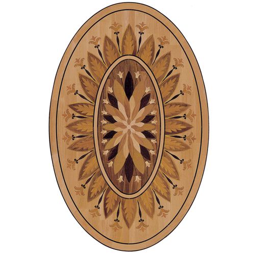 Médaillon de parquet en bois massif - Tron - BERTI PAVIMENTI LEGNO