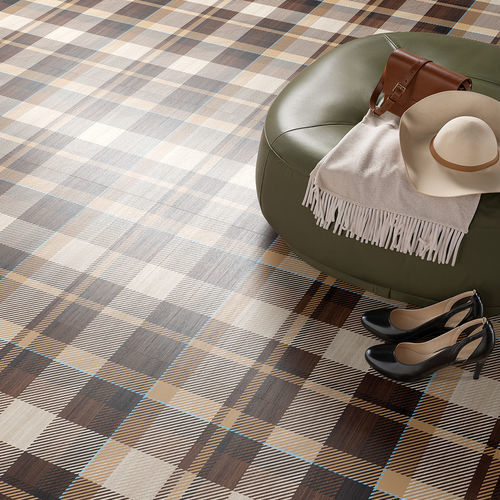 Revêtement de sol adapté au murs - TARTAN WOOD BROWN - BERTI PAVIMENTI LEGNO - en bois / d'intérieur / professionnel